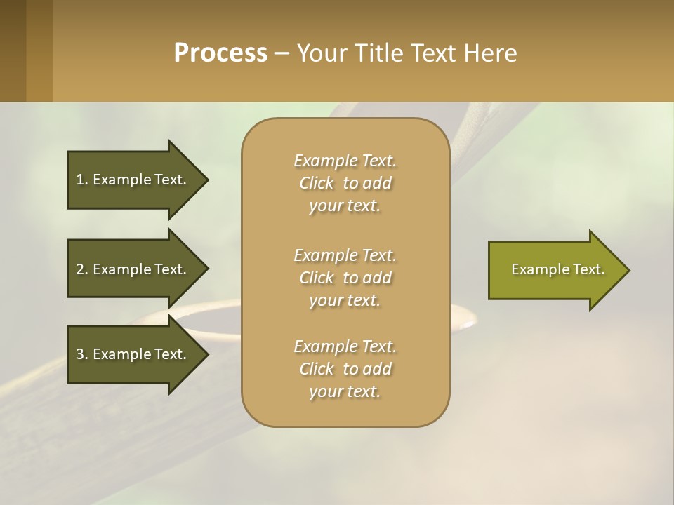 A Drop Of Water Coming Out Of A Wooden Bowl PowerPoint Template
