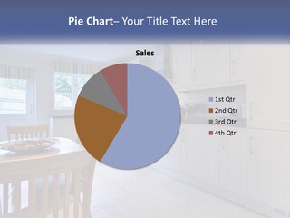 A Kitchen With A Table And Chairs In It PowerPoint Template