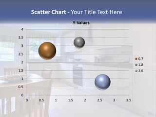 A Kitchen With A Table And Chairs In It PowerPoint Template