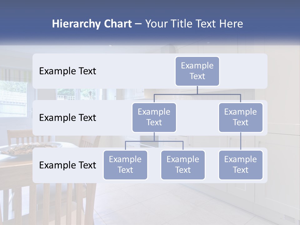 A Kitchen With A Table And Chairs In It PowerPoint Template