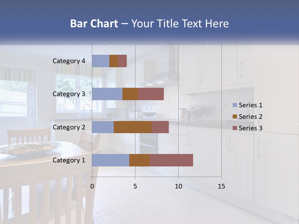 A Kitchen With A Table And Chairs In It PowerPoint Template
