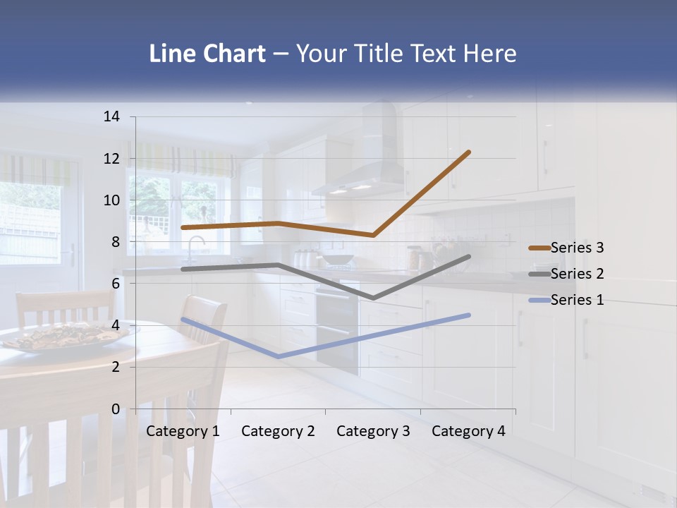 A Kitchen With A Table And Chairs In It PowerPoint Template