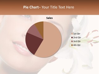 A Woman With A Flower In Her Hair PowerPoint Template