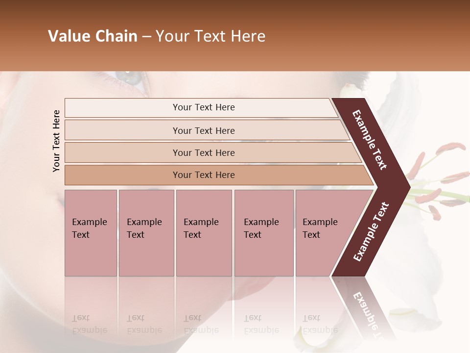 A Woman With A Flower In Her Hair PowerPoint Template