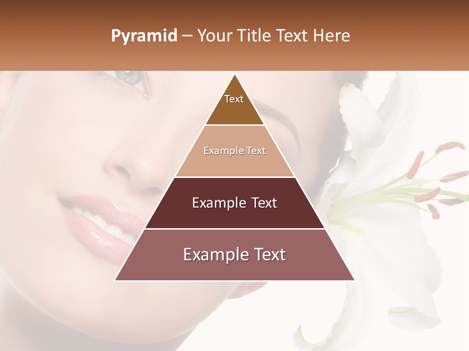 A Woman With A Flower In Her Hair PowerPoint Template