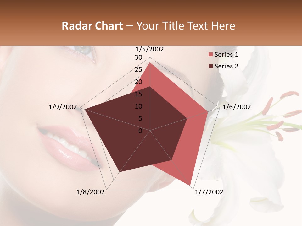 A Woman With A Flower In Her Hair PowerPoint Template