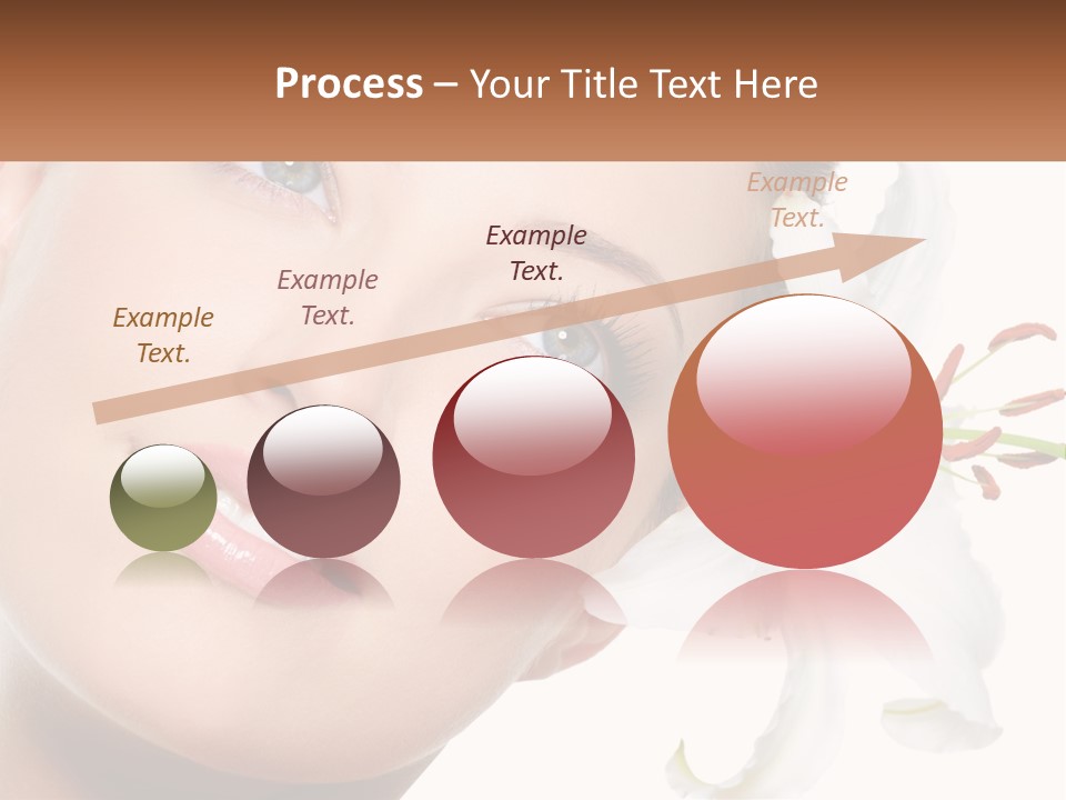 A Woman With A Flower In Her Hair PowerPoint Template