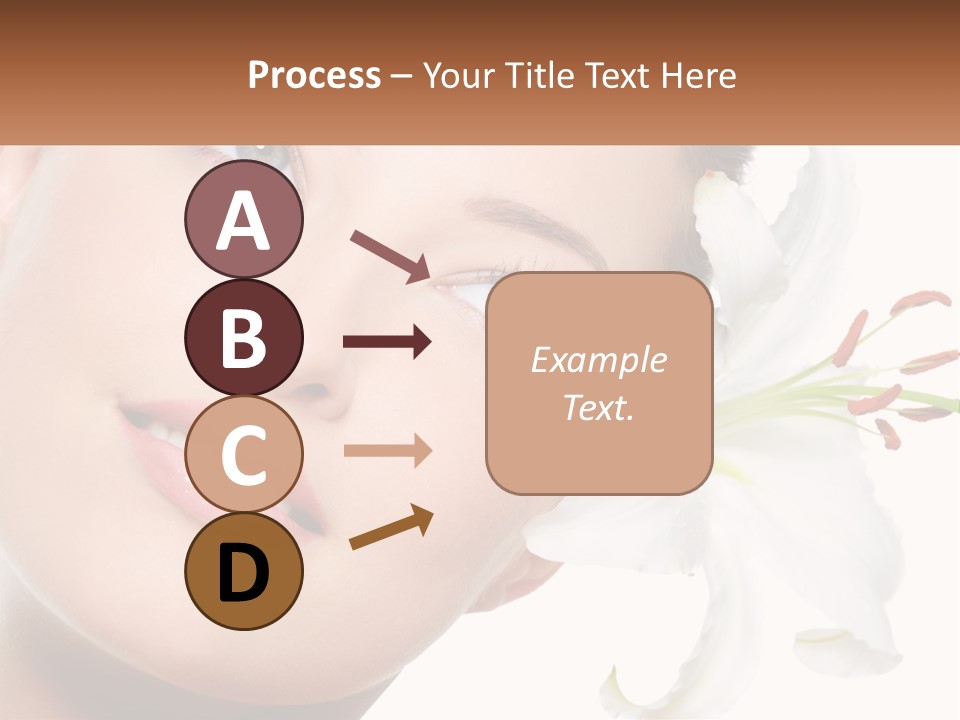 A Woman With A Flower In Her Hair PowerPoint Template