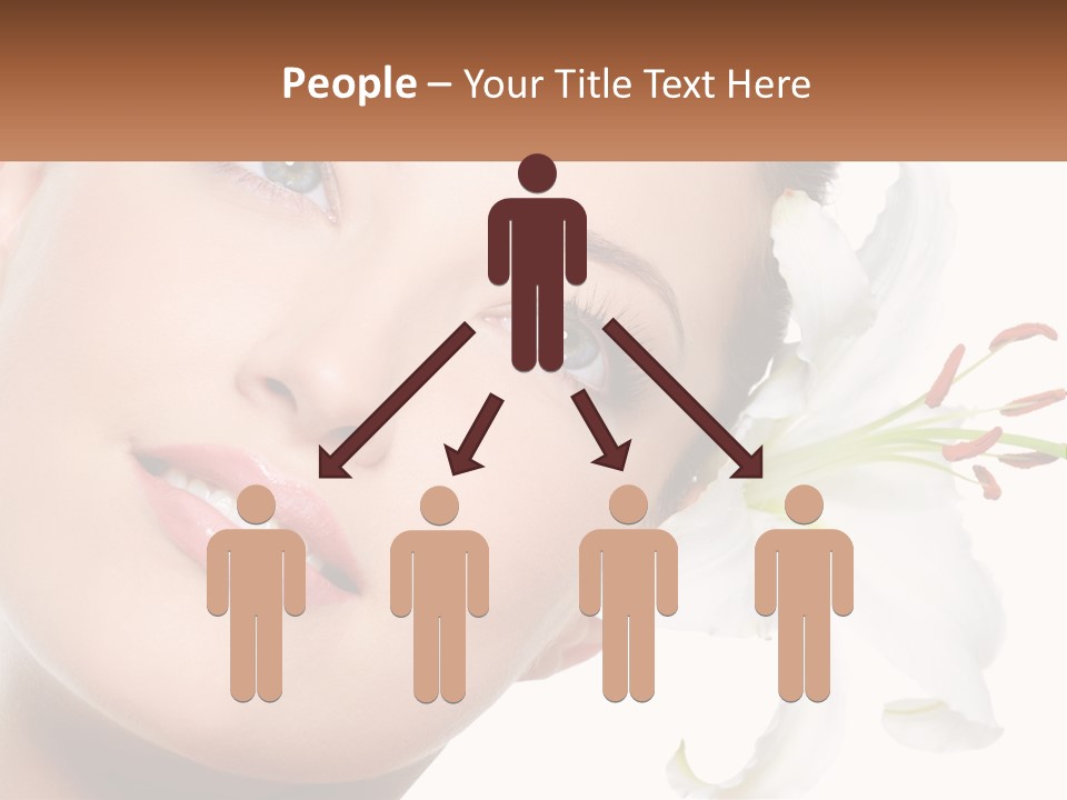 A Woman With A Flower In Her Hair PowerPoint Template