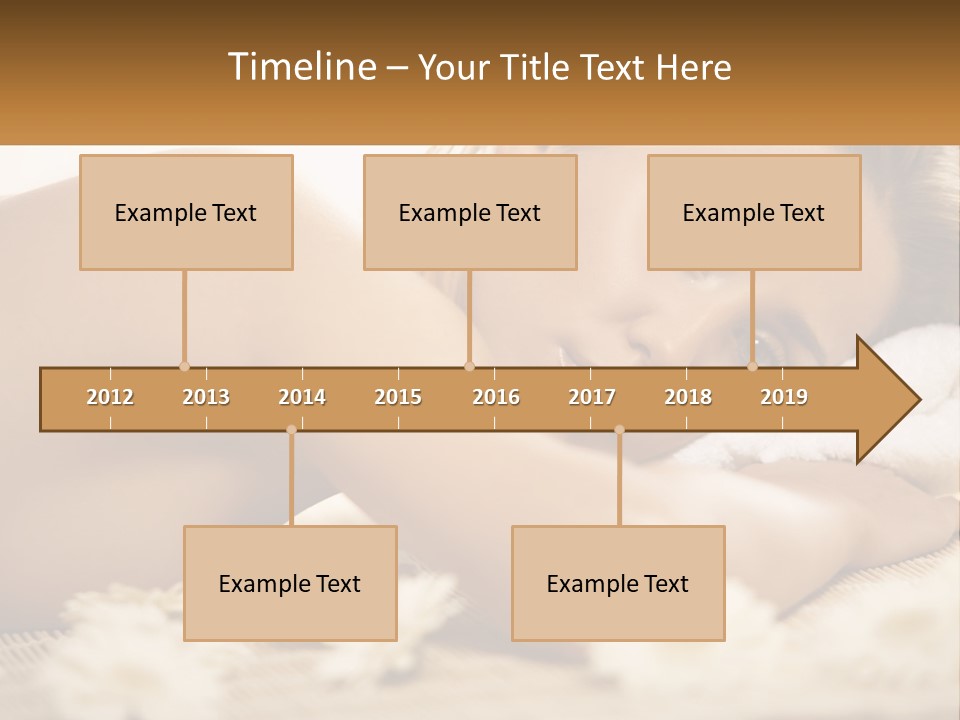 A Beautiful Woman Laying On Top Of A Bed Covered In Flowers PowerPoint Template