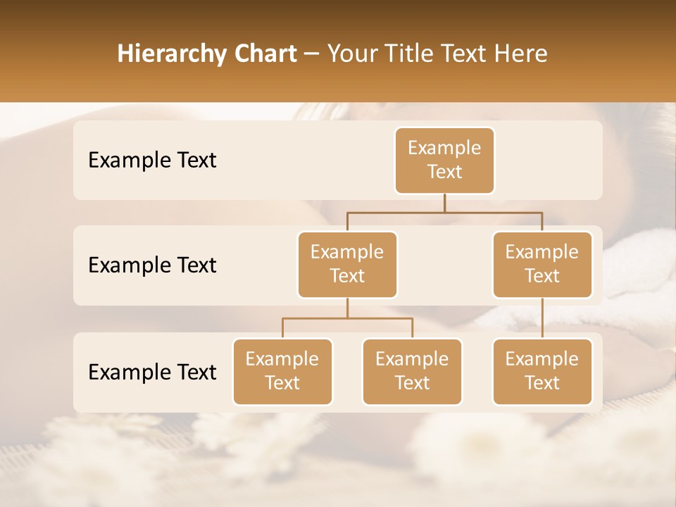 A Beautiful Woman Laying On Top Of A Bed Covered In Flowers PowerPoint Template