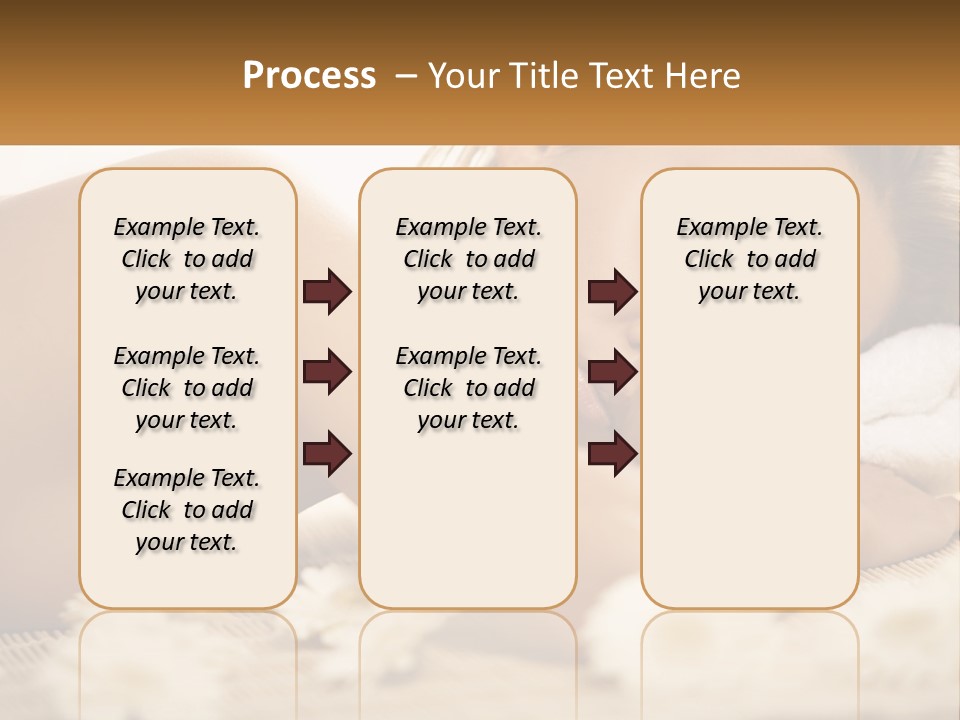 A Beautiful Woman Laying On Top Of A Bed Covered In Flowers PowerPoint Template