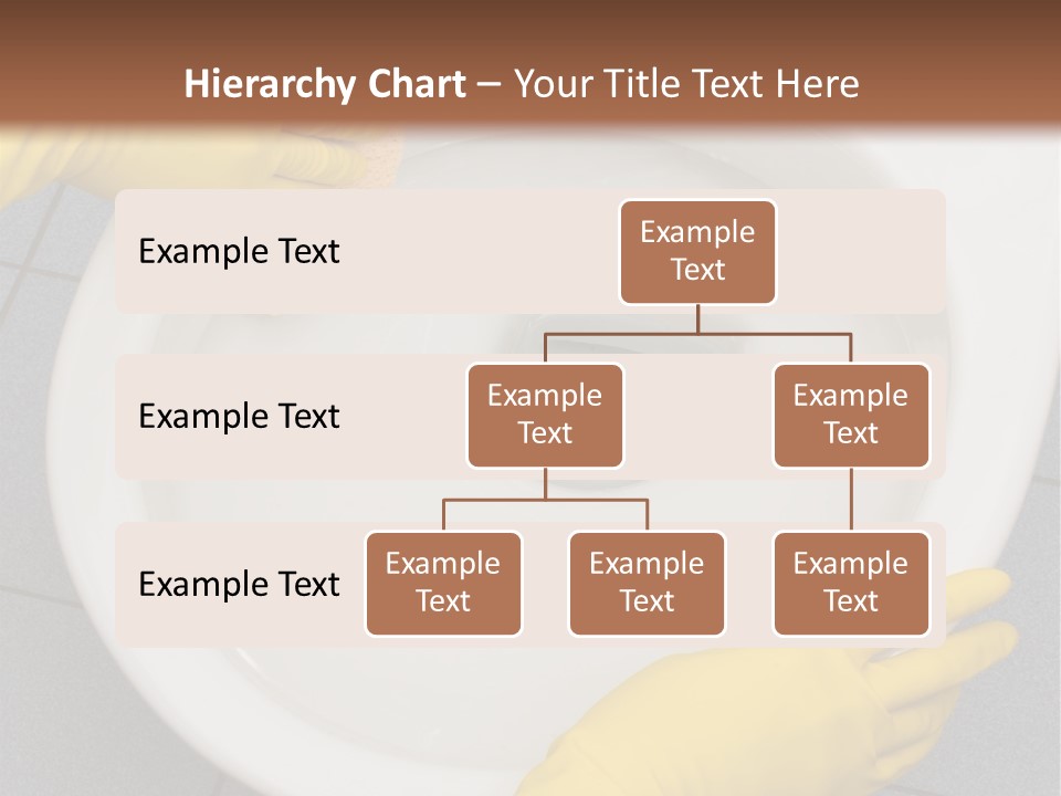 A Person Cleaning A Toilet With A Sponge PowerPoint Template