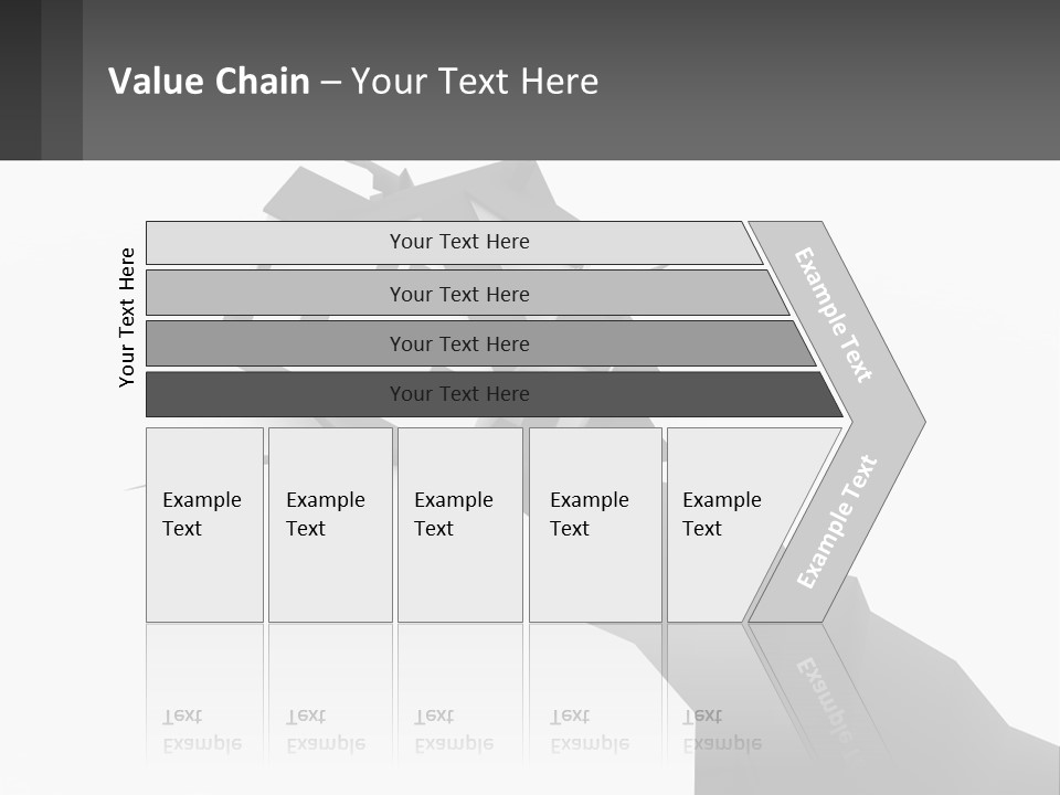 A House On Top Of A Cliff With A Crack In It PowerPoint Template