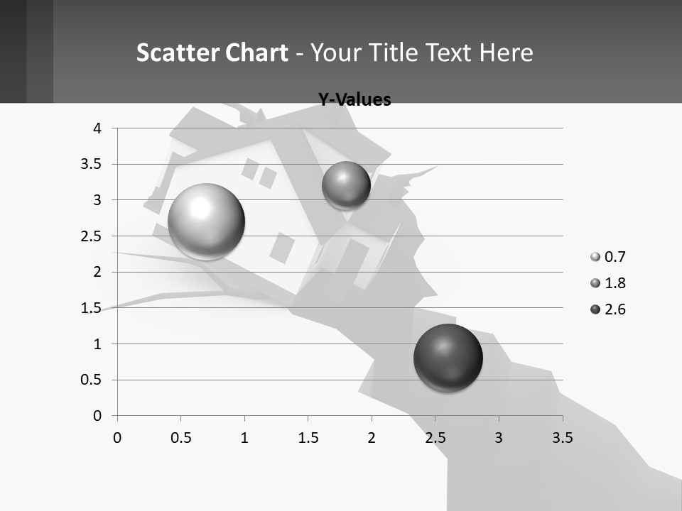 A House On Top Of A Cliff With A Crack In It PowerPoint Template