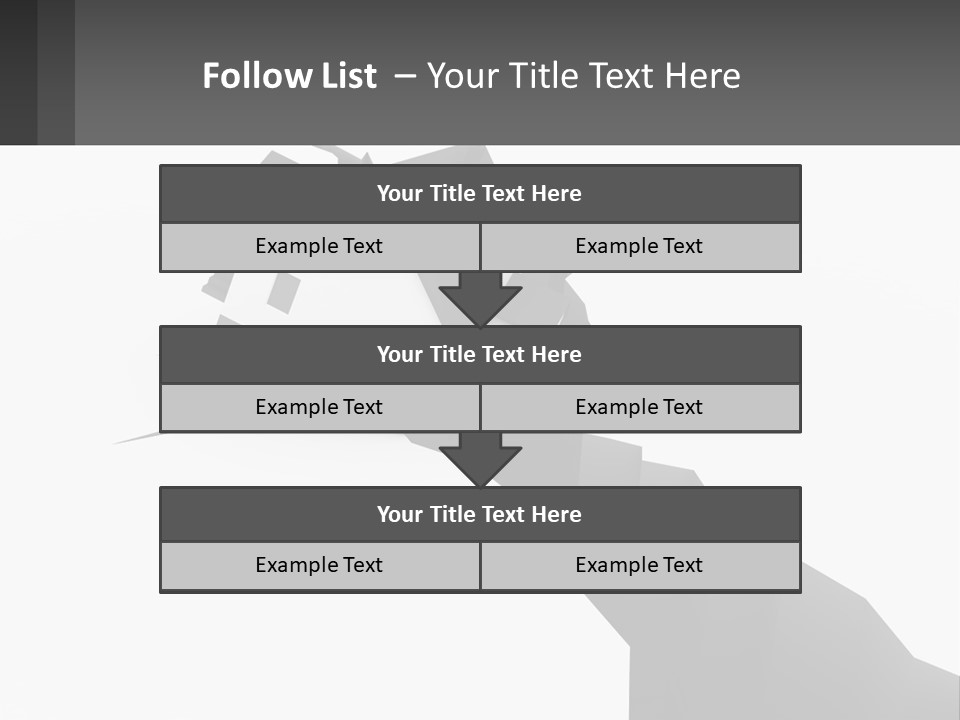 A House On Top Of A Cliff With A Crack In It PowerPoint Template