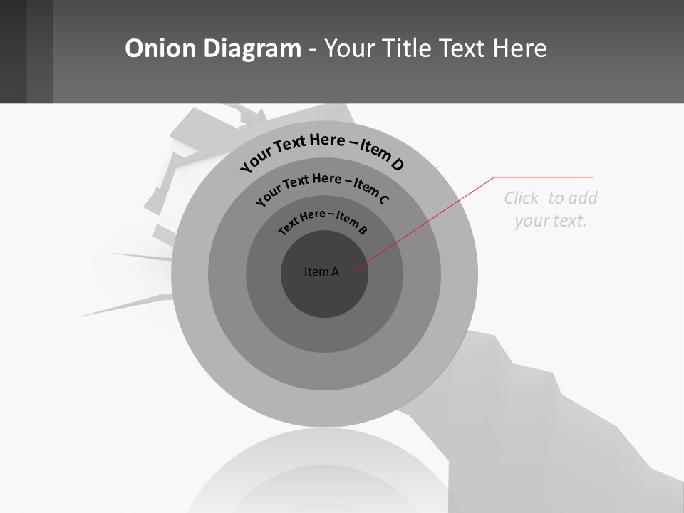 A House On Top Of A Cliff With A Crack In It PowerPoint Template