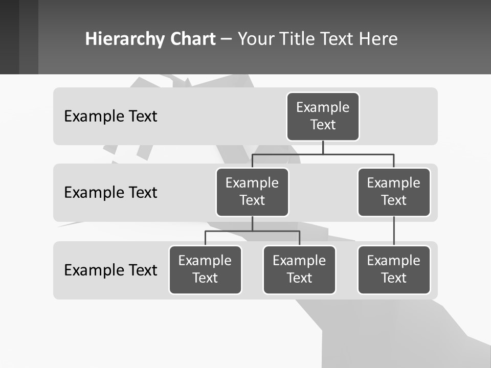 A House On Top Of A Cliff With A Crack In It PowerPoint Template