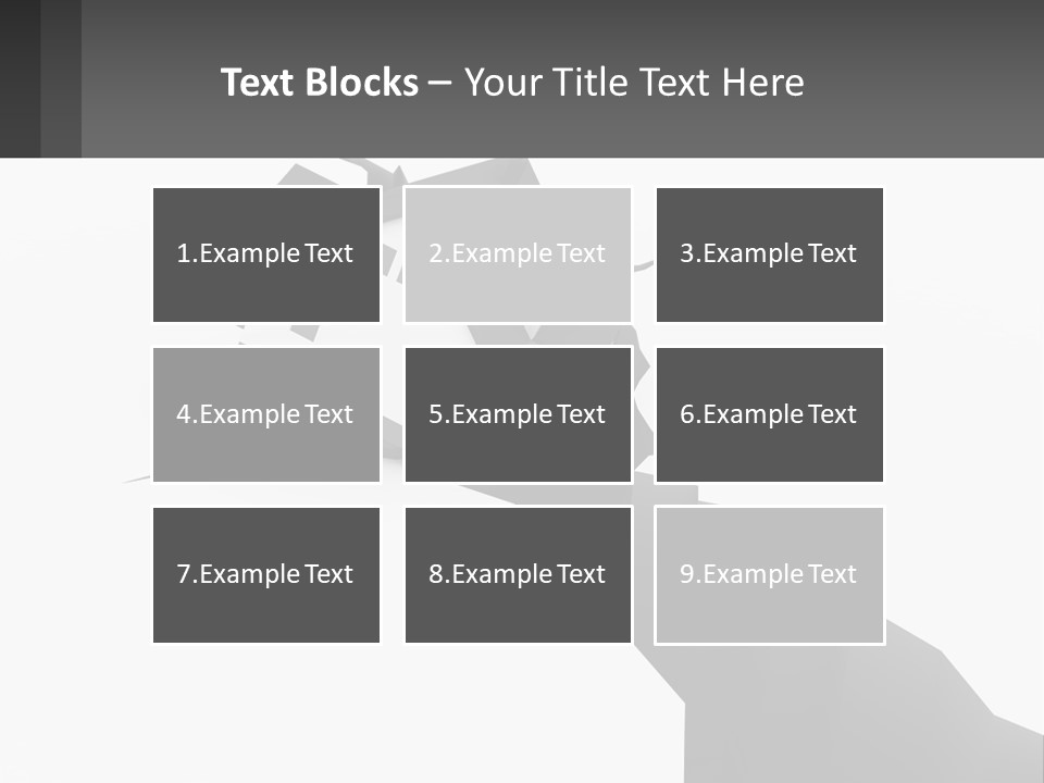 A House On Top Of A Cliff With A Crack In It PowerPoint Template