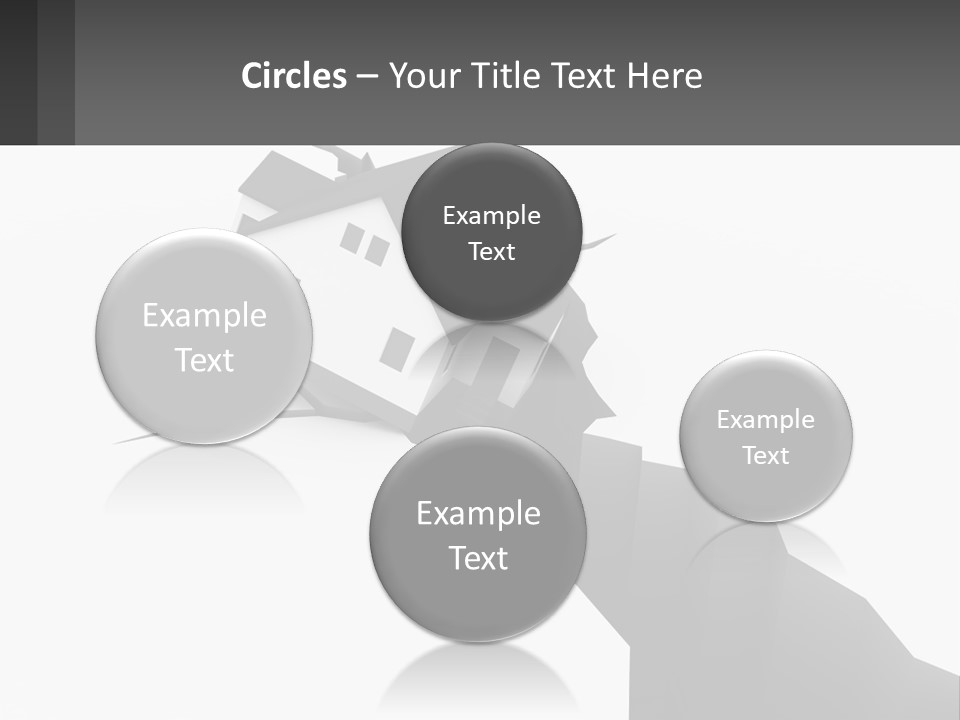 A House On Top Of A Cliff With A Crack In It PowerPoint Template