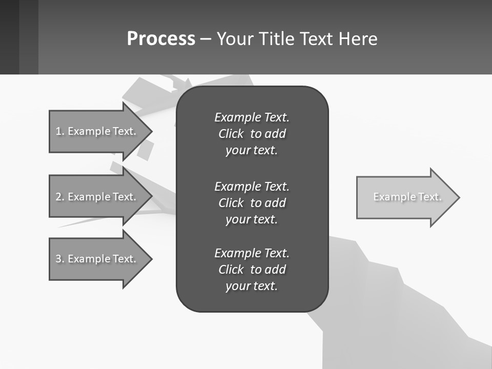 A House On Top Of A Cliff With A Crack In It PowerPoint Template