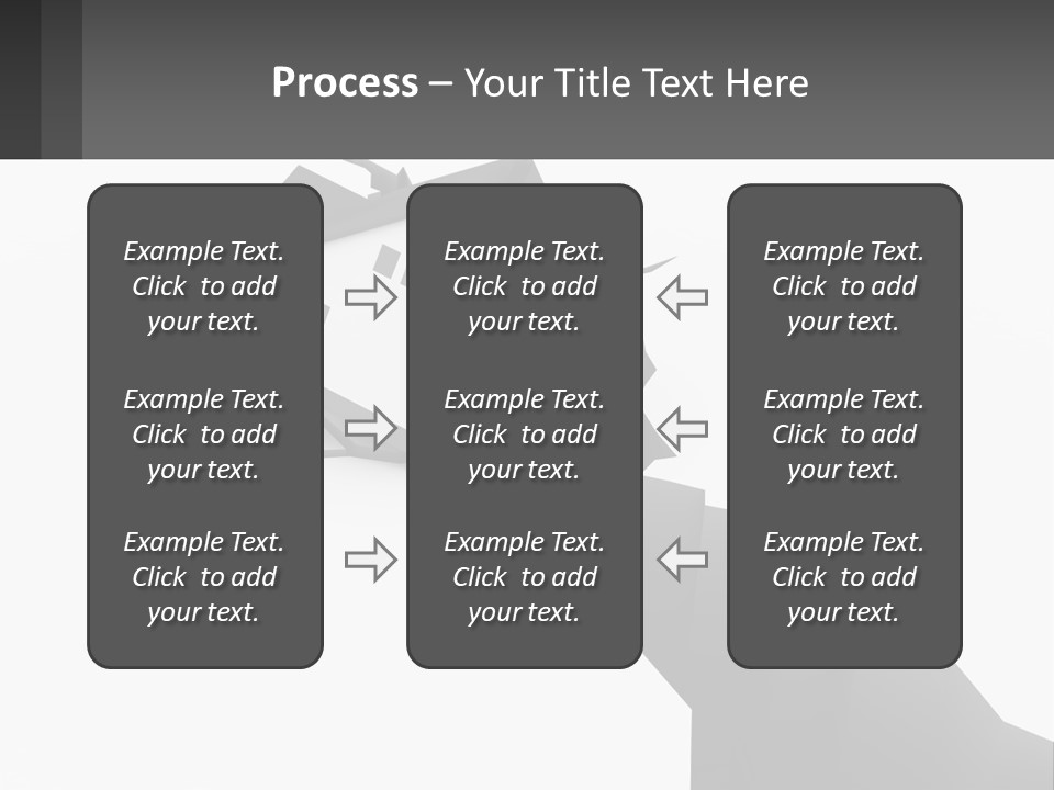 A House On Top Of A Cliff With A Crack In It PowerPoint Template