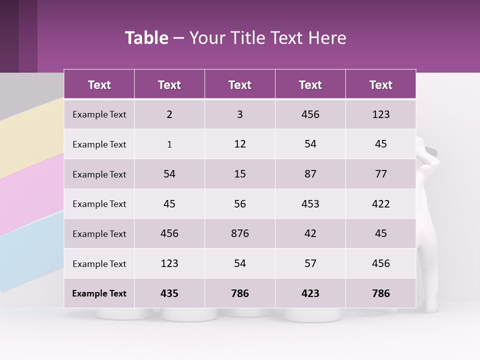A Person Painting A Rainbow Colored Wall With Paint Rollers PowerPoint Template