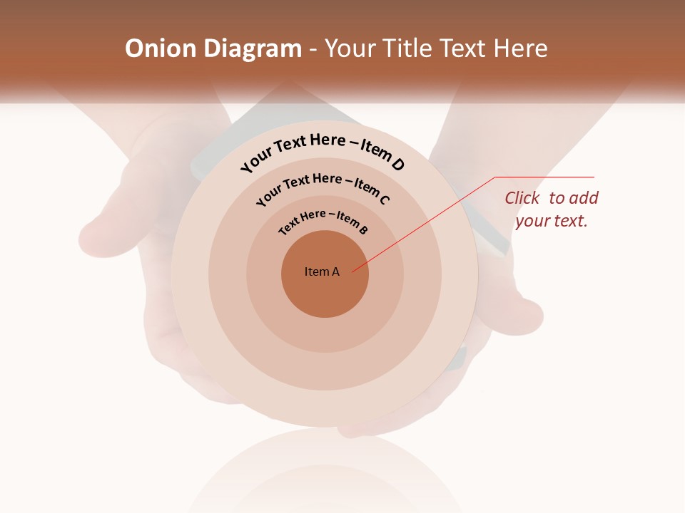 A Person Holding A Toy House In Their Hands PowerPoint Template