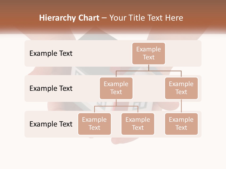 A Person Holding A Toy House In Their Hands PowerPoint Template