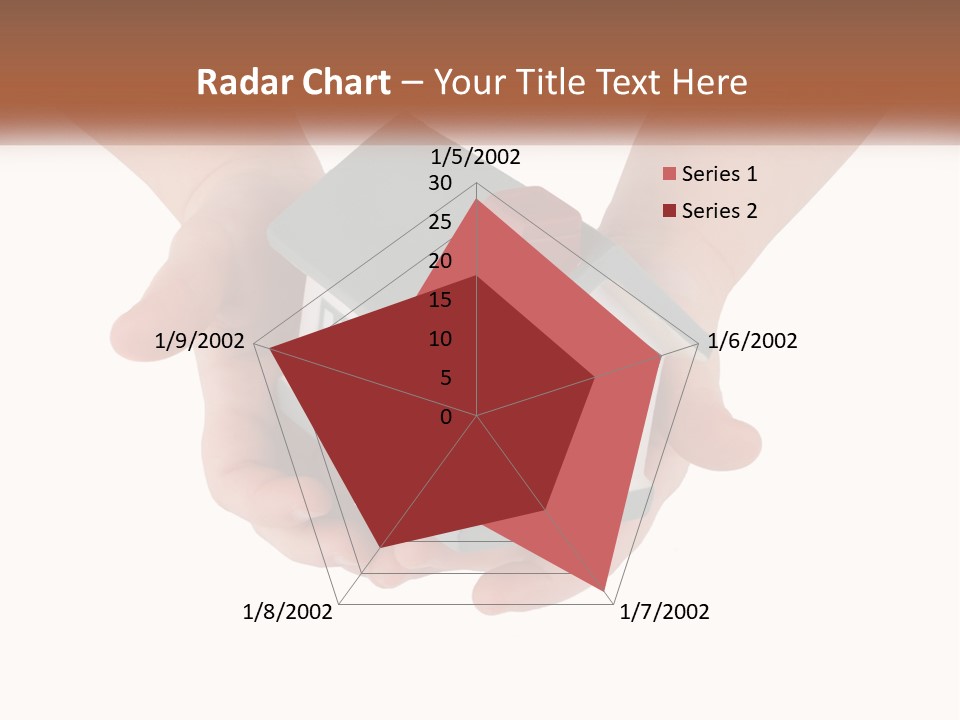 A Person Holding A Toy House In Their Hands PowerPoint Template
