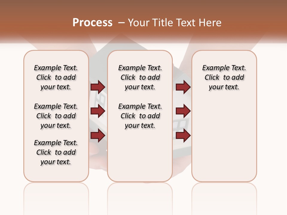 A Person Holding A Toy House In Their Hands PowerPoint Template