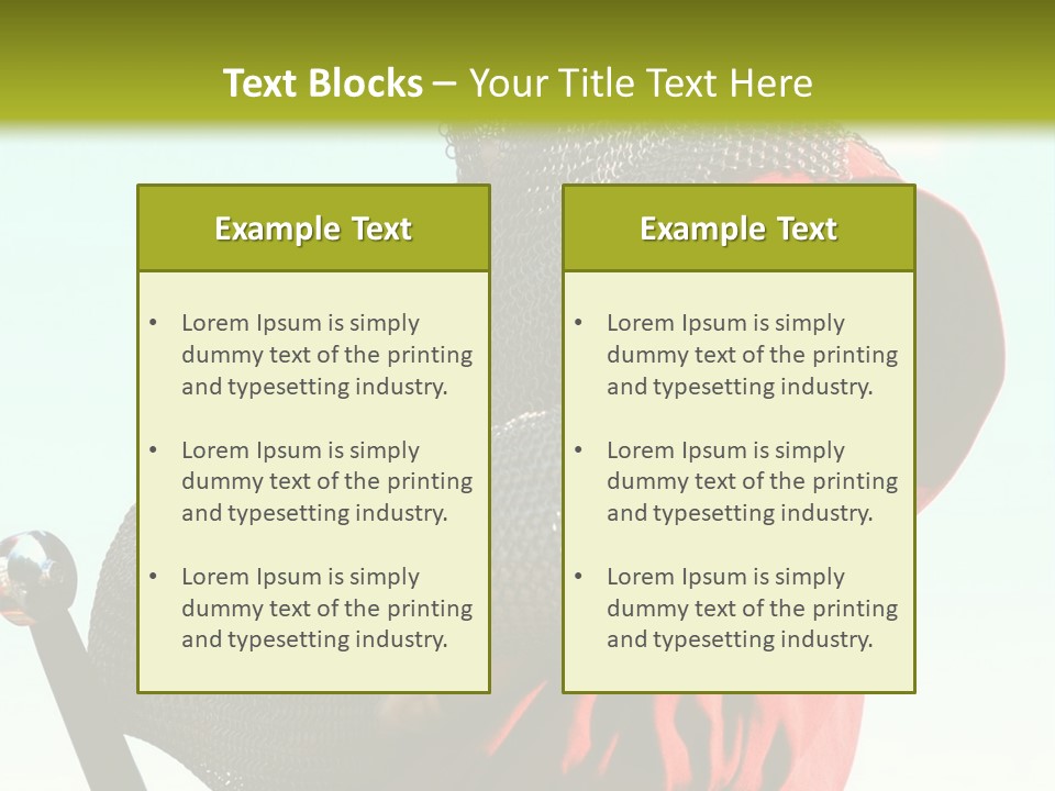 A Man Dressed In Armor Holding A Sword PowerPoint Template