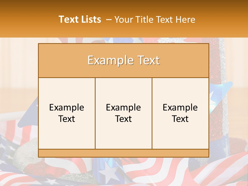 A Red, White, And Blue Pinwheel On A Table PowerPoint Template