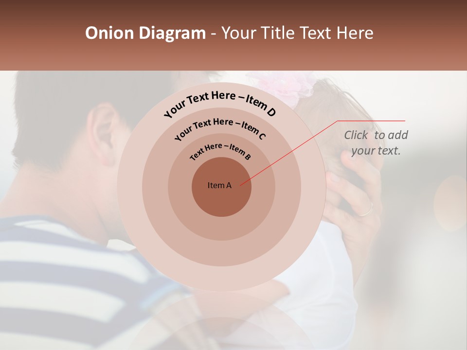 A Man Holding A Baby And Smiling At The Camera PowerPoint Template