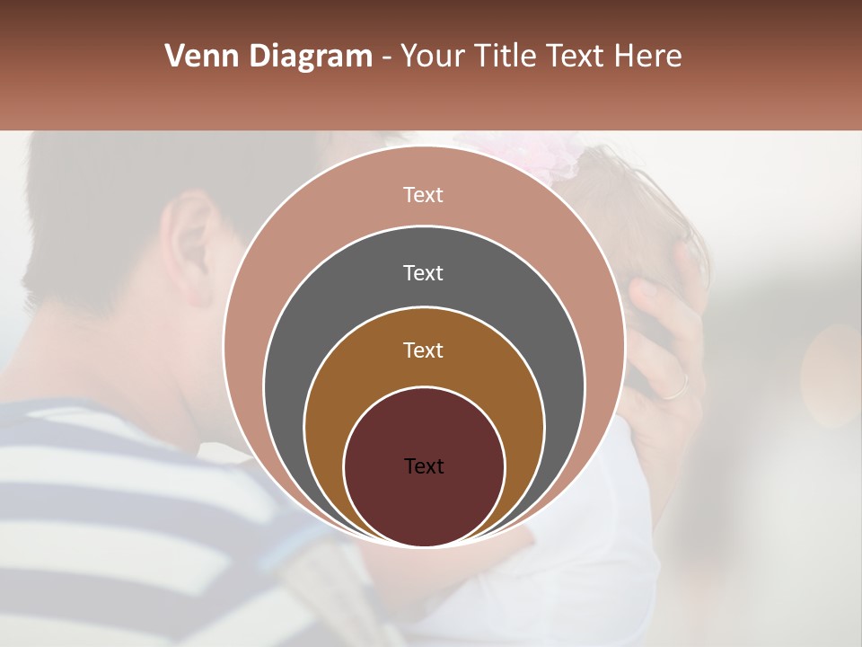 A Man Holding A Baby And Smiling At The Camera PowerPoint Template