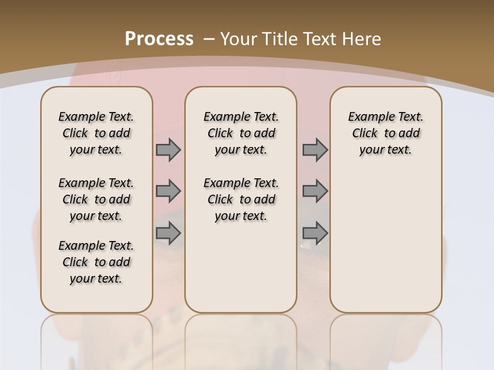 A Baseball Player With A Red Hat And Glove PowerPoint Template