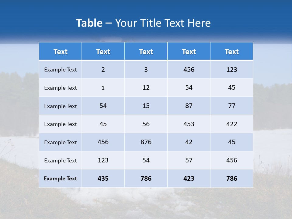 A Snowman Is Standing In The Middle Of A Field PowerPoint Template