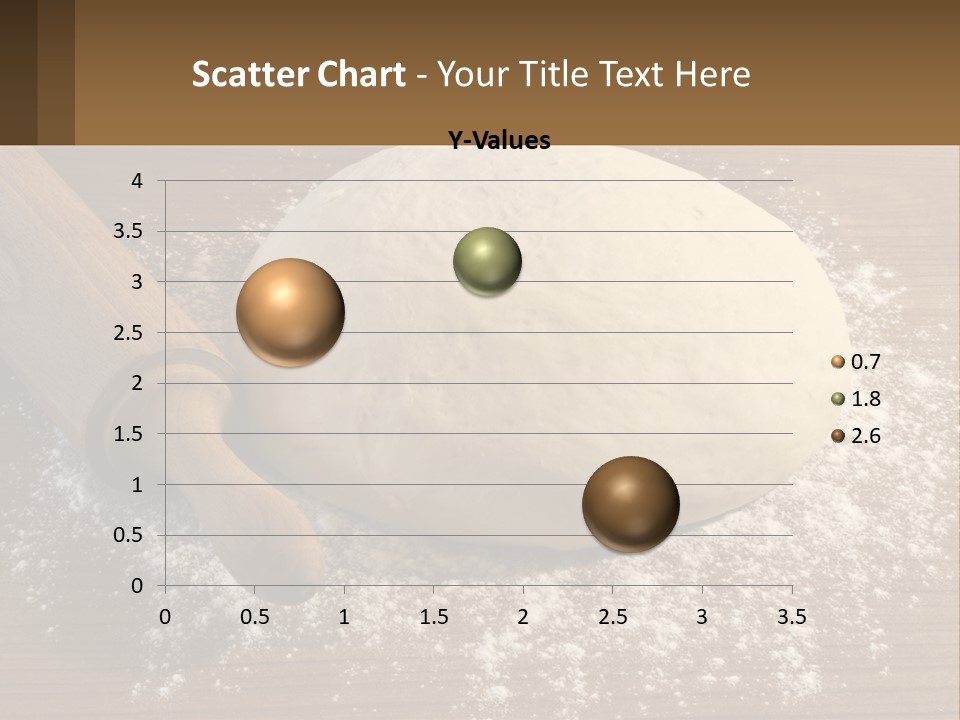 A Ball Of Dough Next To A Rolling Pin On A Table PowerPoint Template