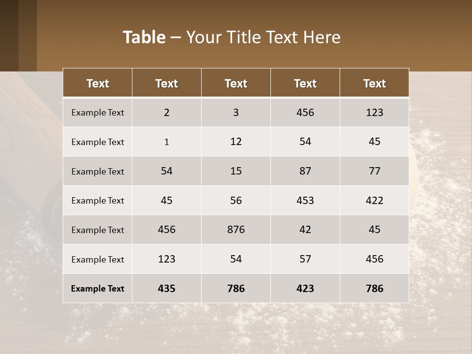 A Ball Of Dough Next To A Rolling Pin On A Table PowerPoint Template