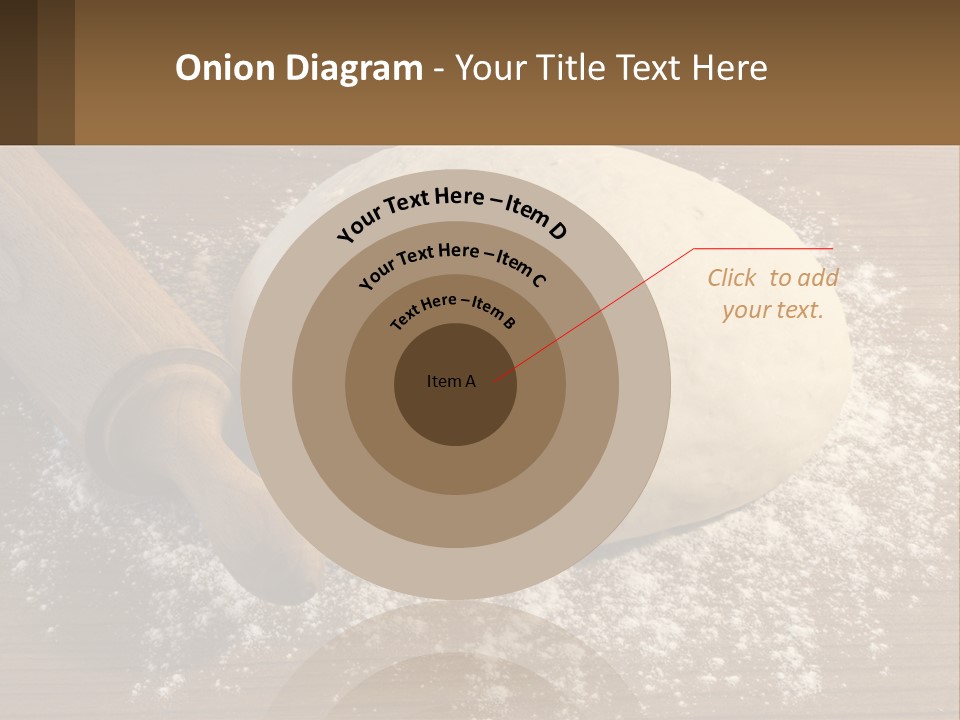 A Ball Of Dough Next To A Rolling Pin On A Table PowerPoint Template