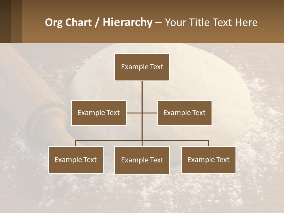 A Ball Of Dough Next To A Rolling Pin On A Table PowerPoint Template