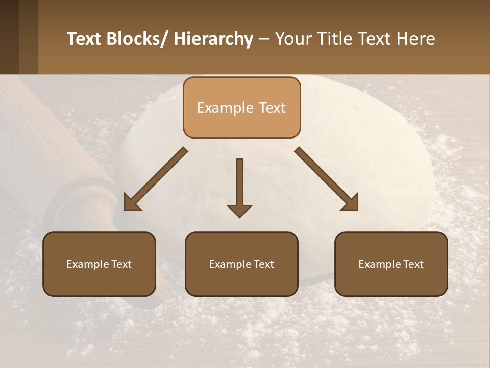 A Ball Of Dough Next To A Rolling Pin On A Table PowerPoint Template