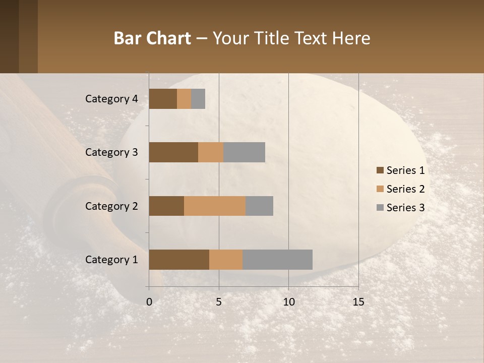 A Ball Of Dough Next To A Rolling Pin On A Table PowerPoint Template