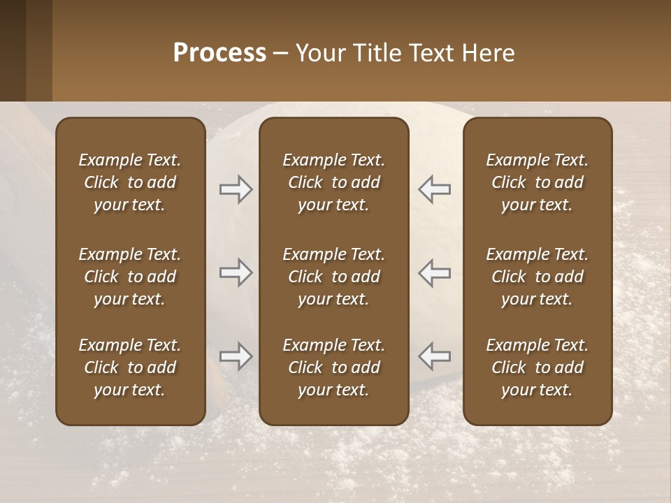 A Ball Of Dough Next To A Rolling Pin On A Table PowerPoint Template