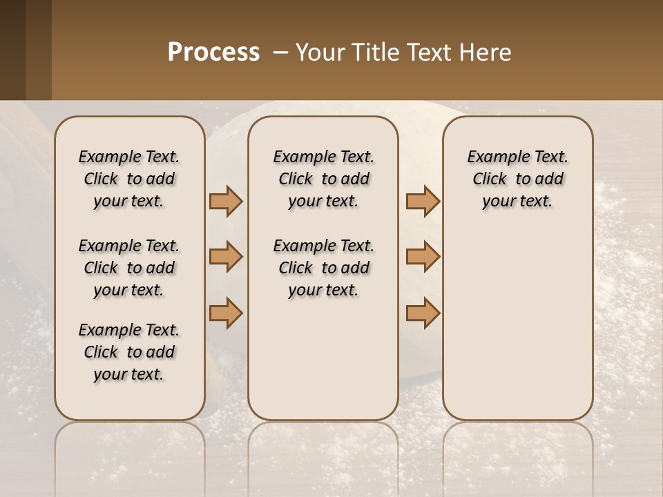 A Ball Of Dough Next To A Rolling Pin On A Table PowerPoint Template
