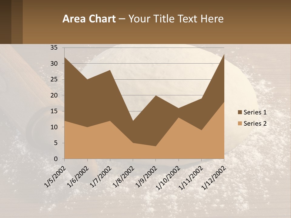 A Ball Of Dough Next To A Rolling Pin On A Table PowerPoint Template