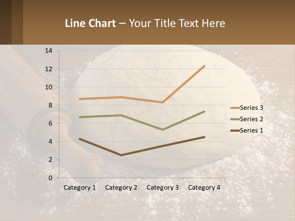 A Ball Of Dough Next To A Rolling Pin On A Table PowerPoint Template