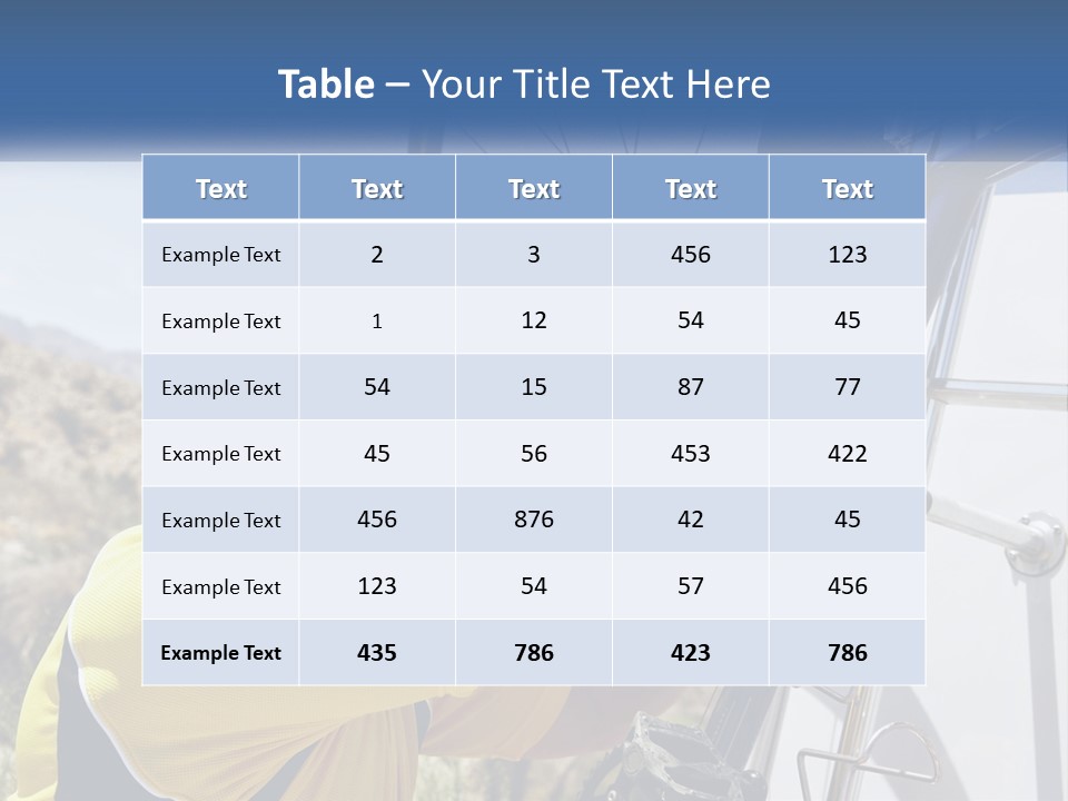 A Man In A Yellow Shirt Is Fixing A Bicycle PowerPoint Template