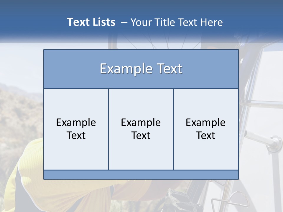 A Man In A Yellow Shirt Is Fixing A Bicycle PowerPoint Template
