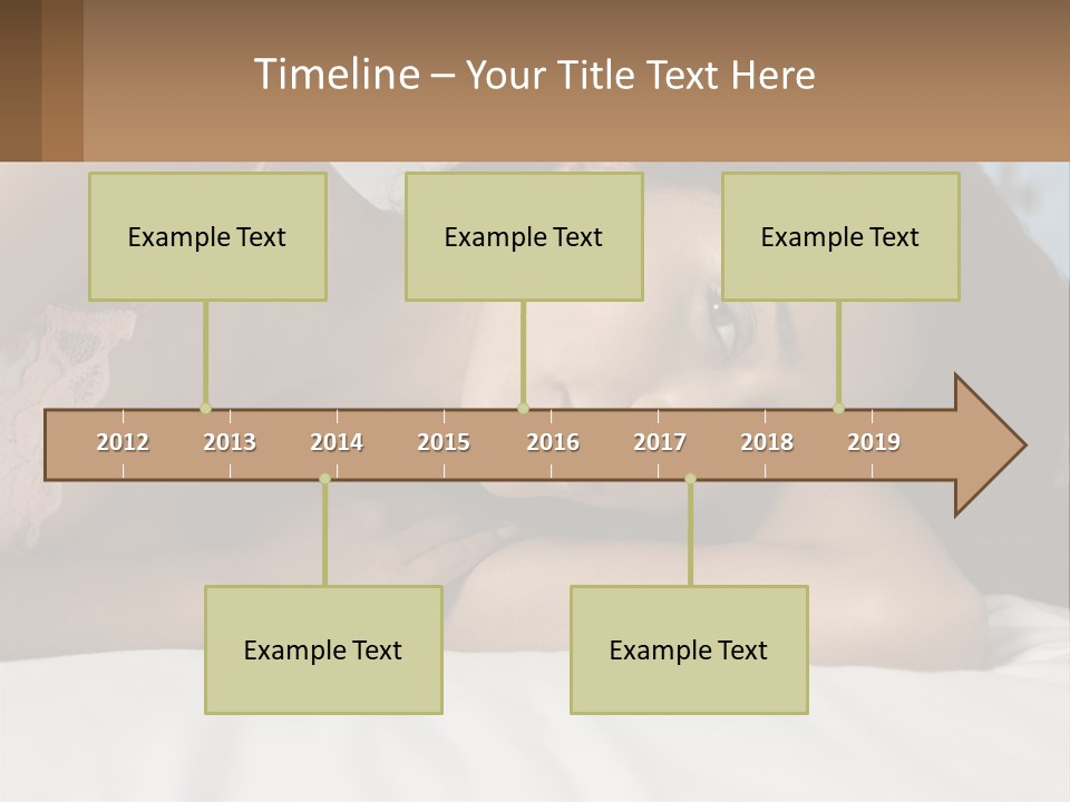 A Beautiful Woman Laying On Top Of A Bed PowerPoint Template